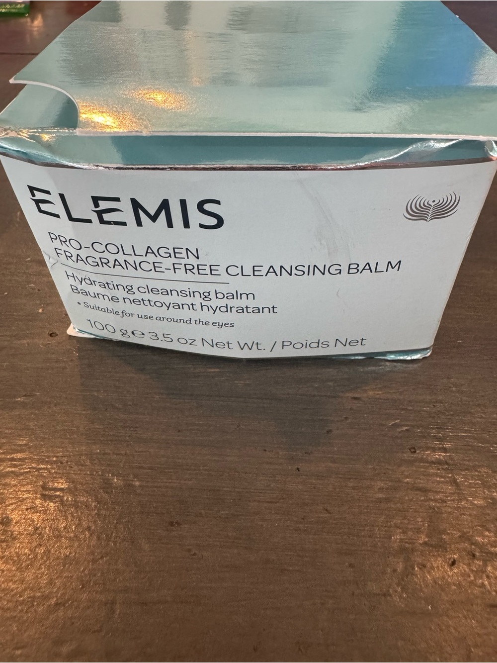 ELEMIS Pro-Collagen Fragrance-Free Cleansing Balm — Teal and White Packaging